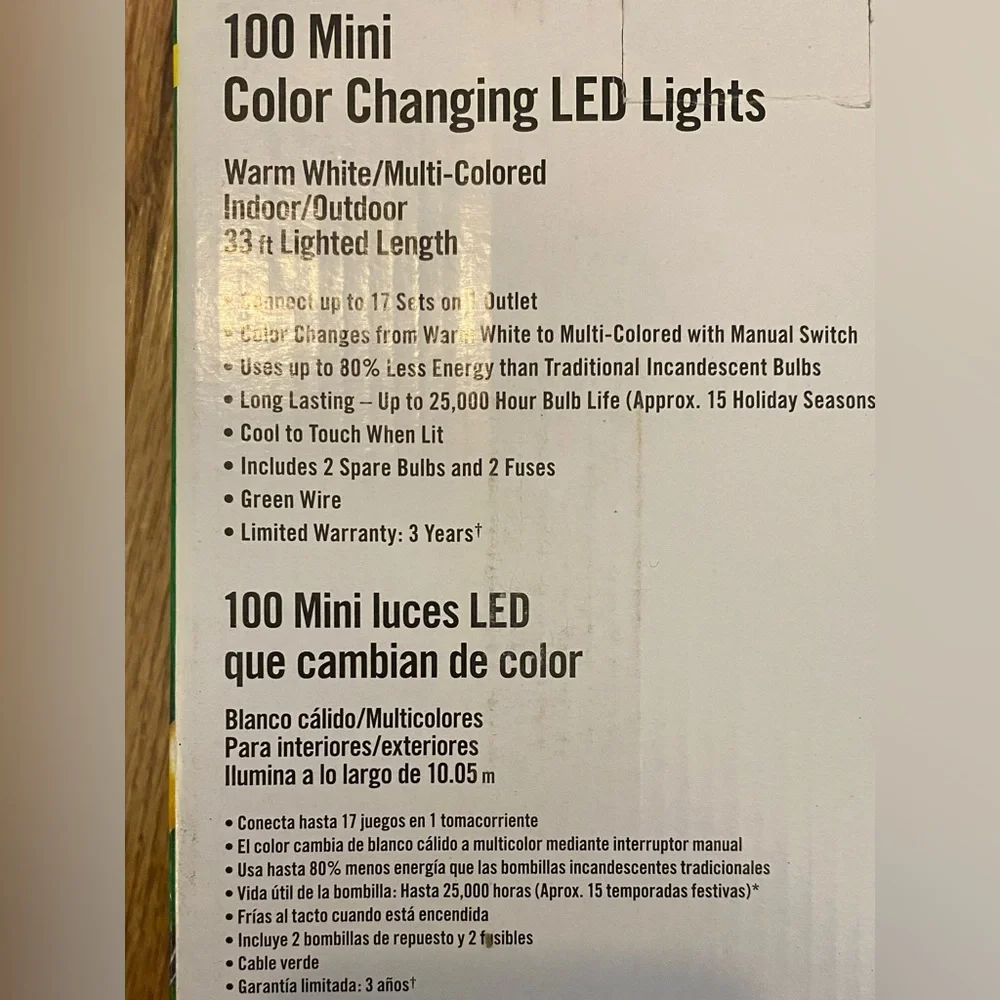 Multi Color Changing LED Lights NIB